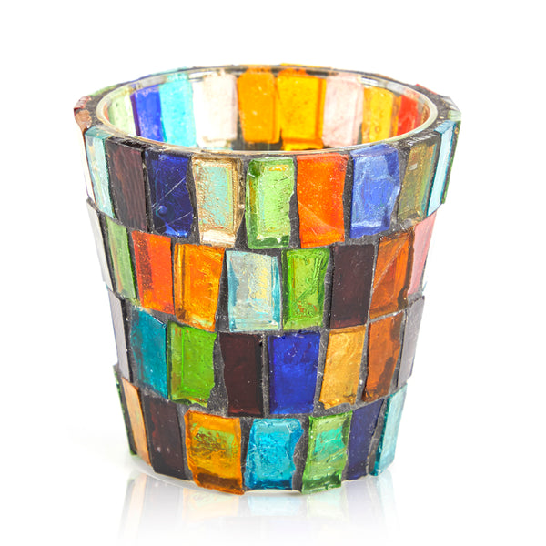 Handmade Stained Glass Cup - Gold Foiled Cup - 2 Colors Available