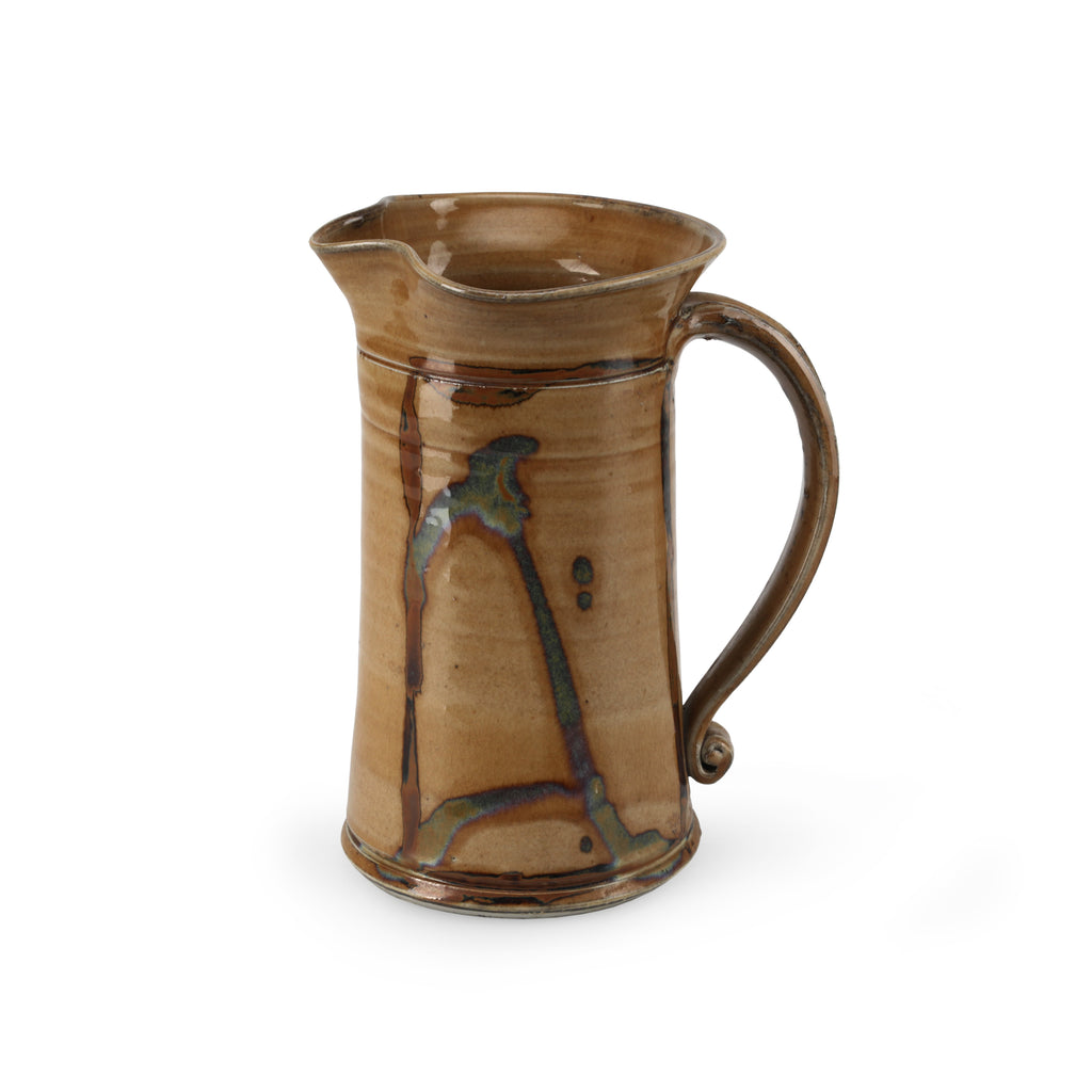 Brown Ceramic Pitcher (A+D)