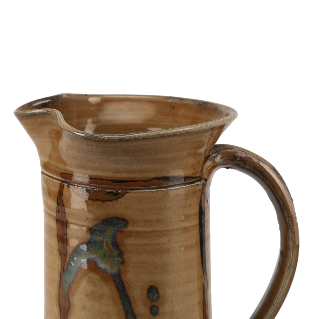 Brown Ceramic Pitcher (A+D)