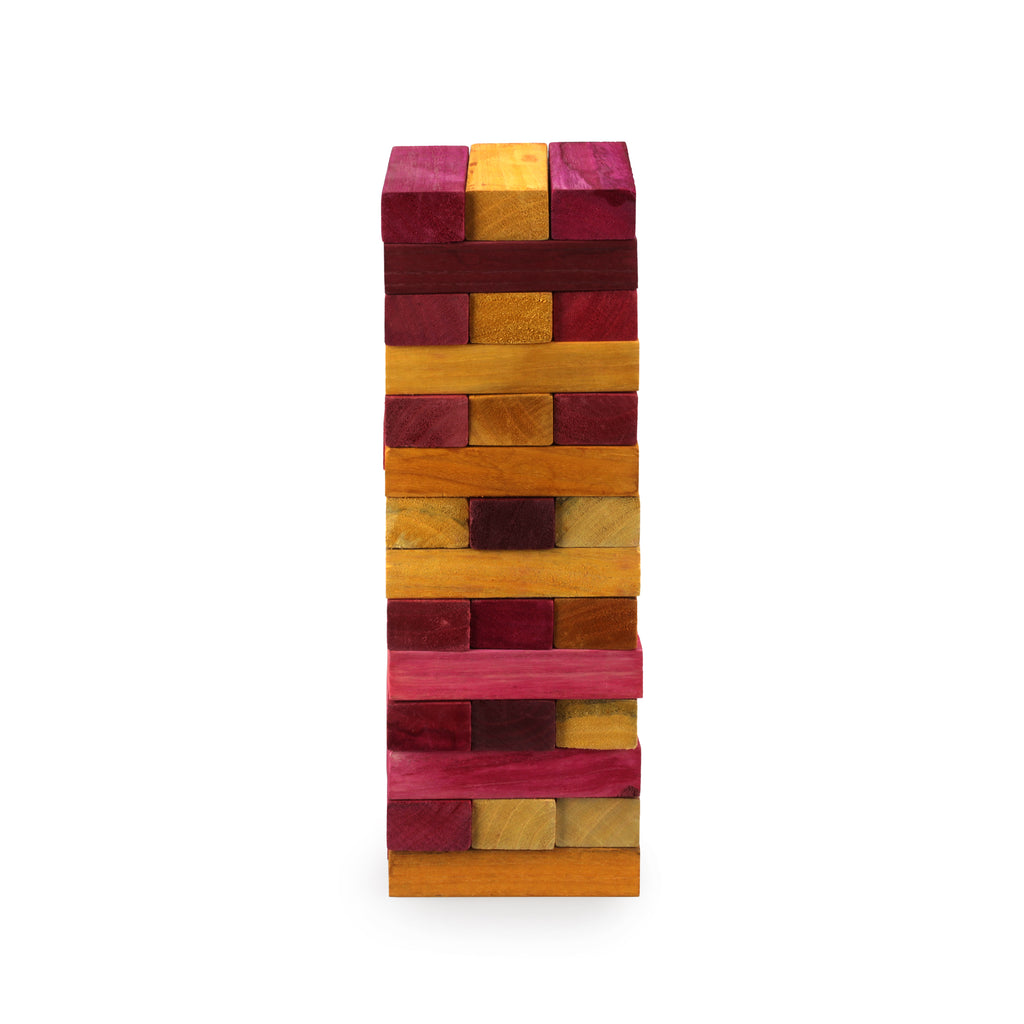 Pink and Wood Jenga (A+D)