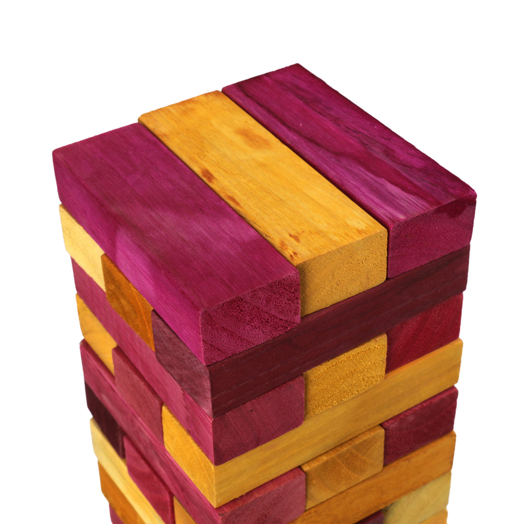 Pink and Wood Jenga (A+D)