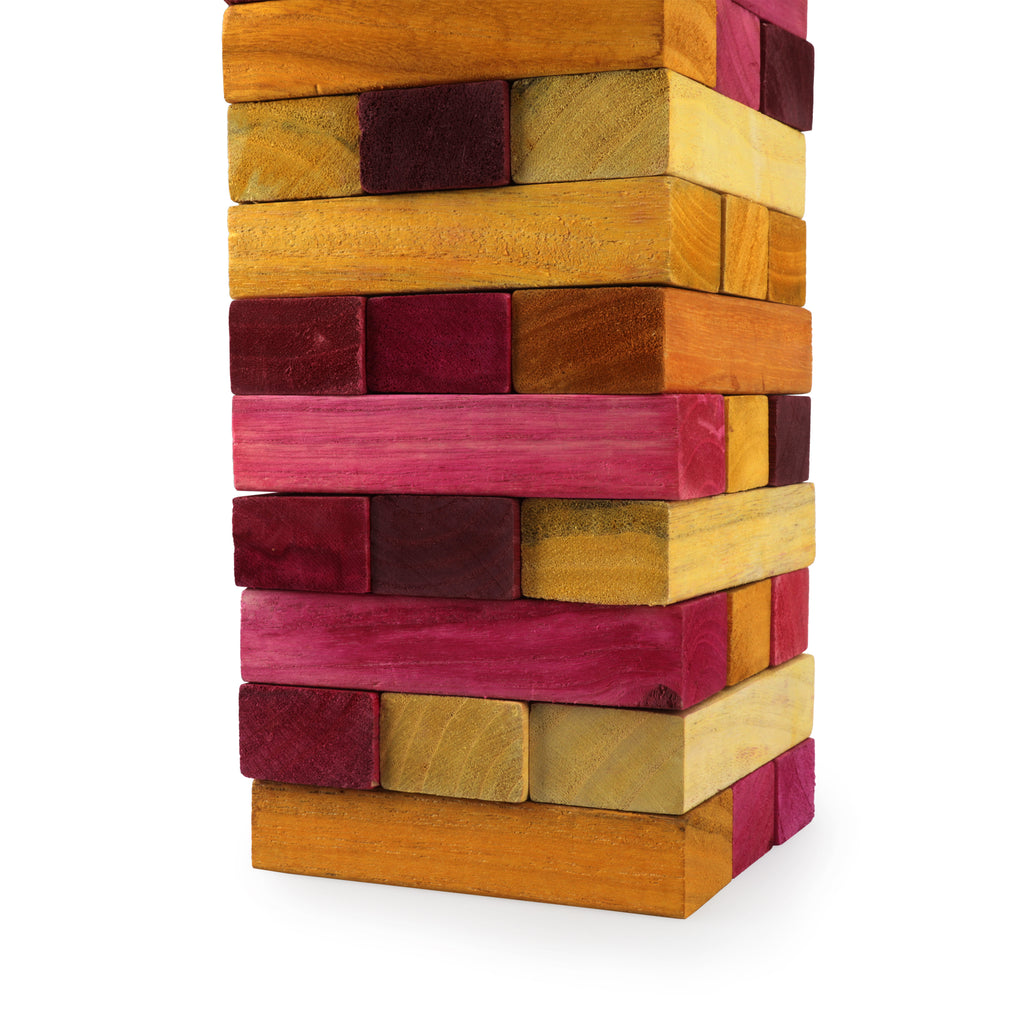 Pink and Wood Jenga (A+D)