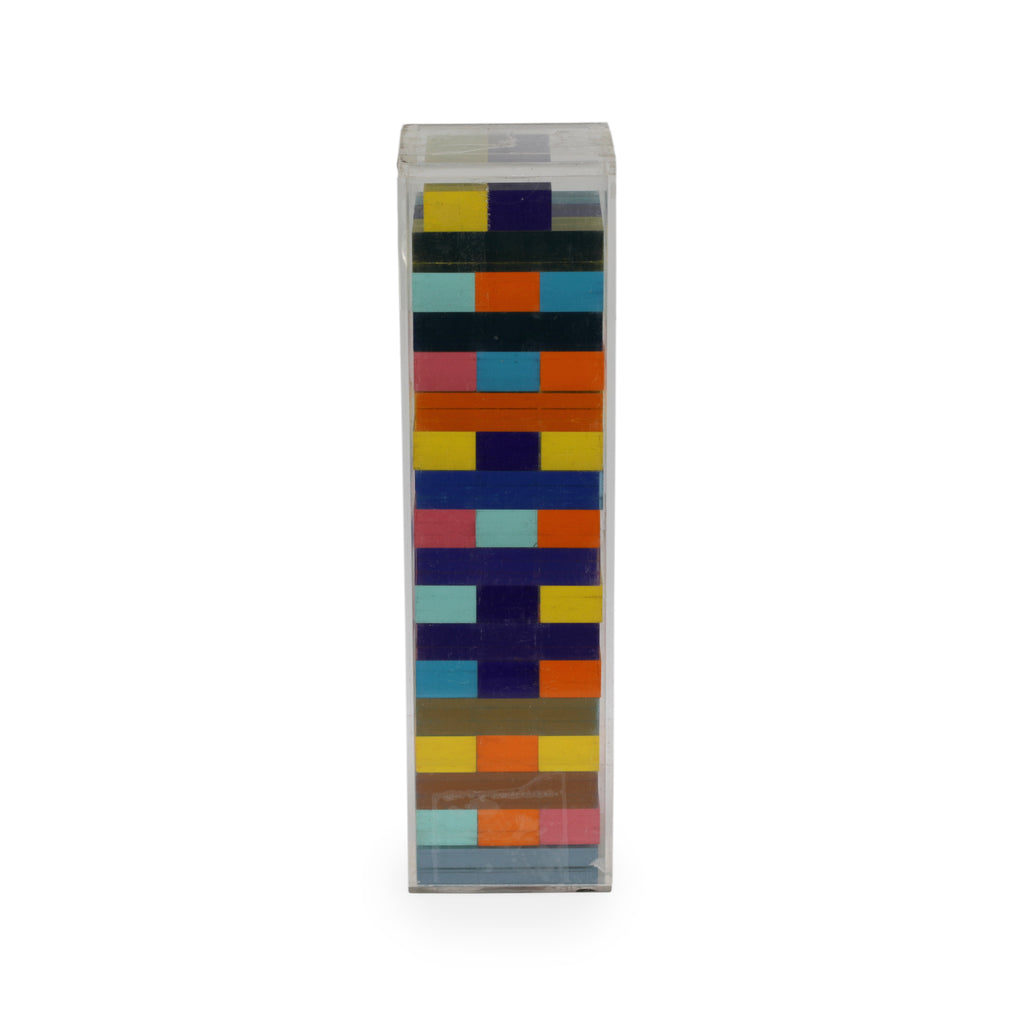 Multi-Colored Acrylic Jenga Set (A+D)