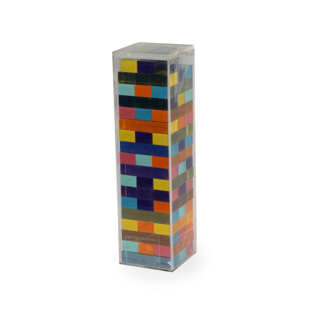 Multi-Colored Acrylic Jenga Set (A+D)