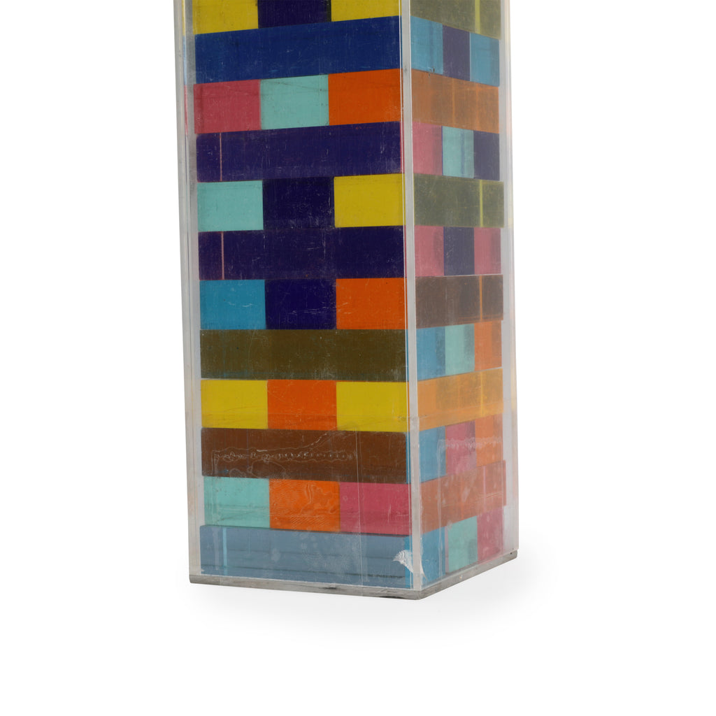 Multi-Colored Acrylic Jenga Set (A+D)