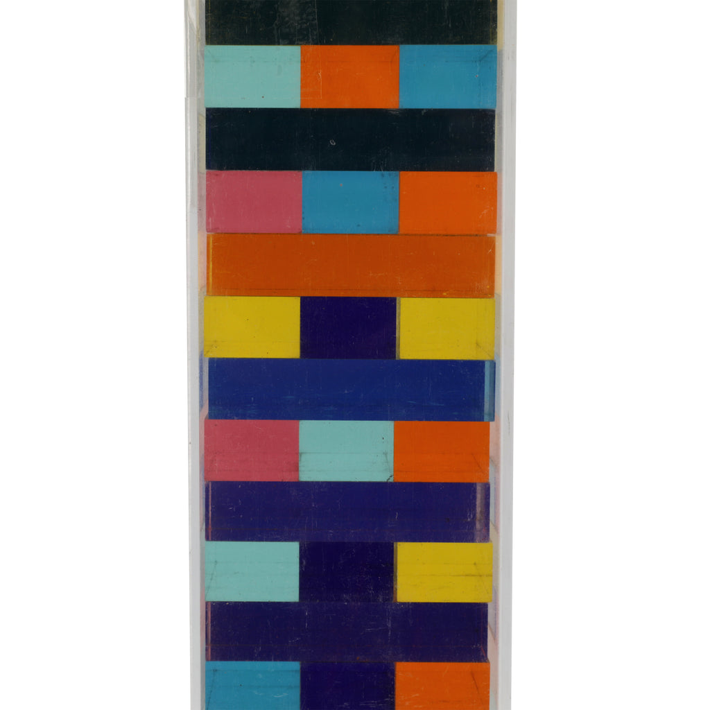 Multi-Colored Acrylic Jenga Set (A+D)