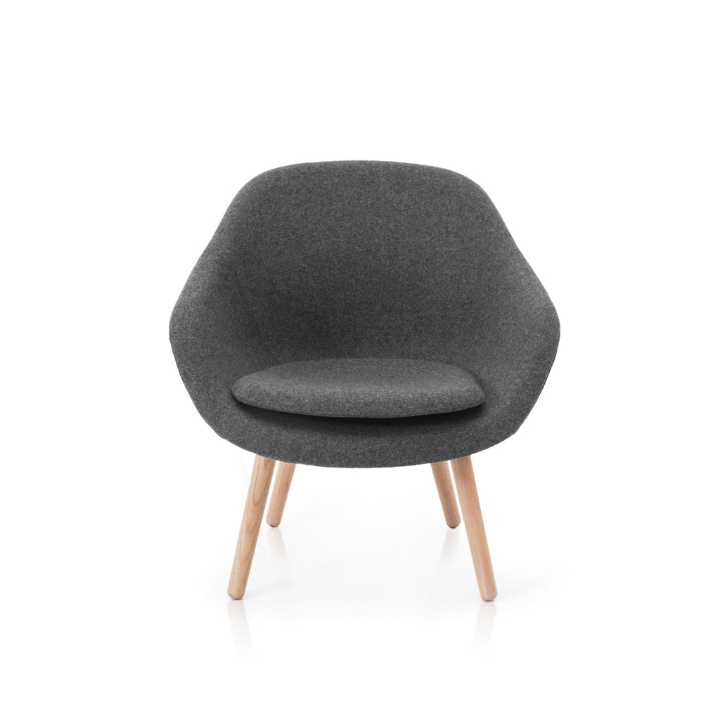 Grey Heather Modern Lounge Chair