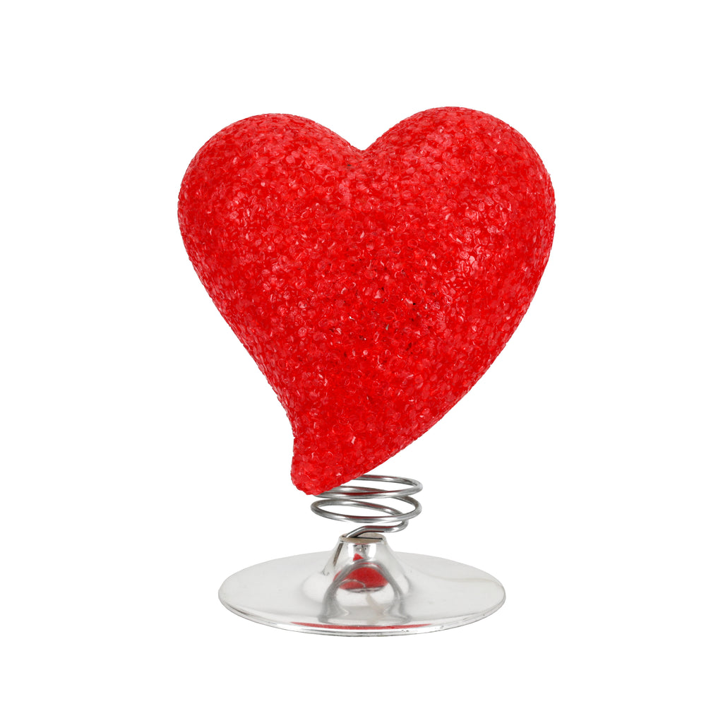 Red Heart Table Lamp