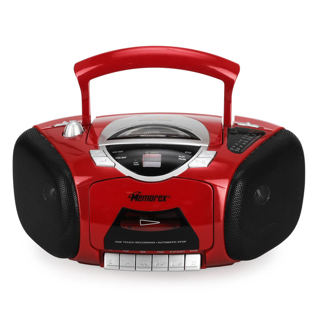 Red Memorex Boombox