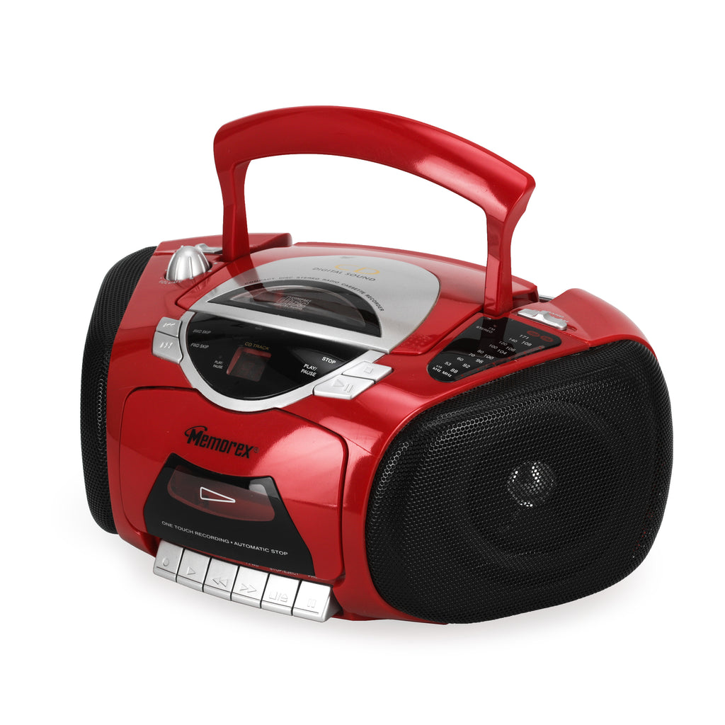 Red Memorex Boombox