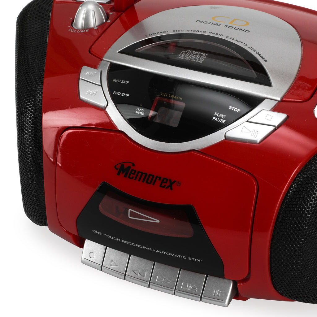 Red Memorex Boombox