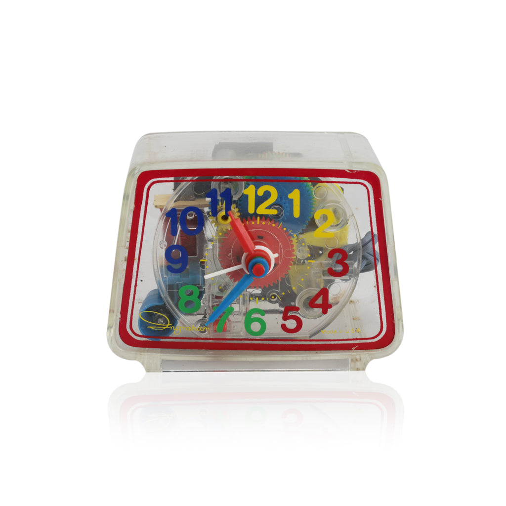 Clear Acrylic Kids Clock