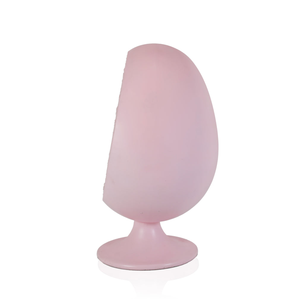 Pink Faux Fur Egg Chair