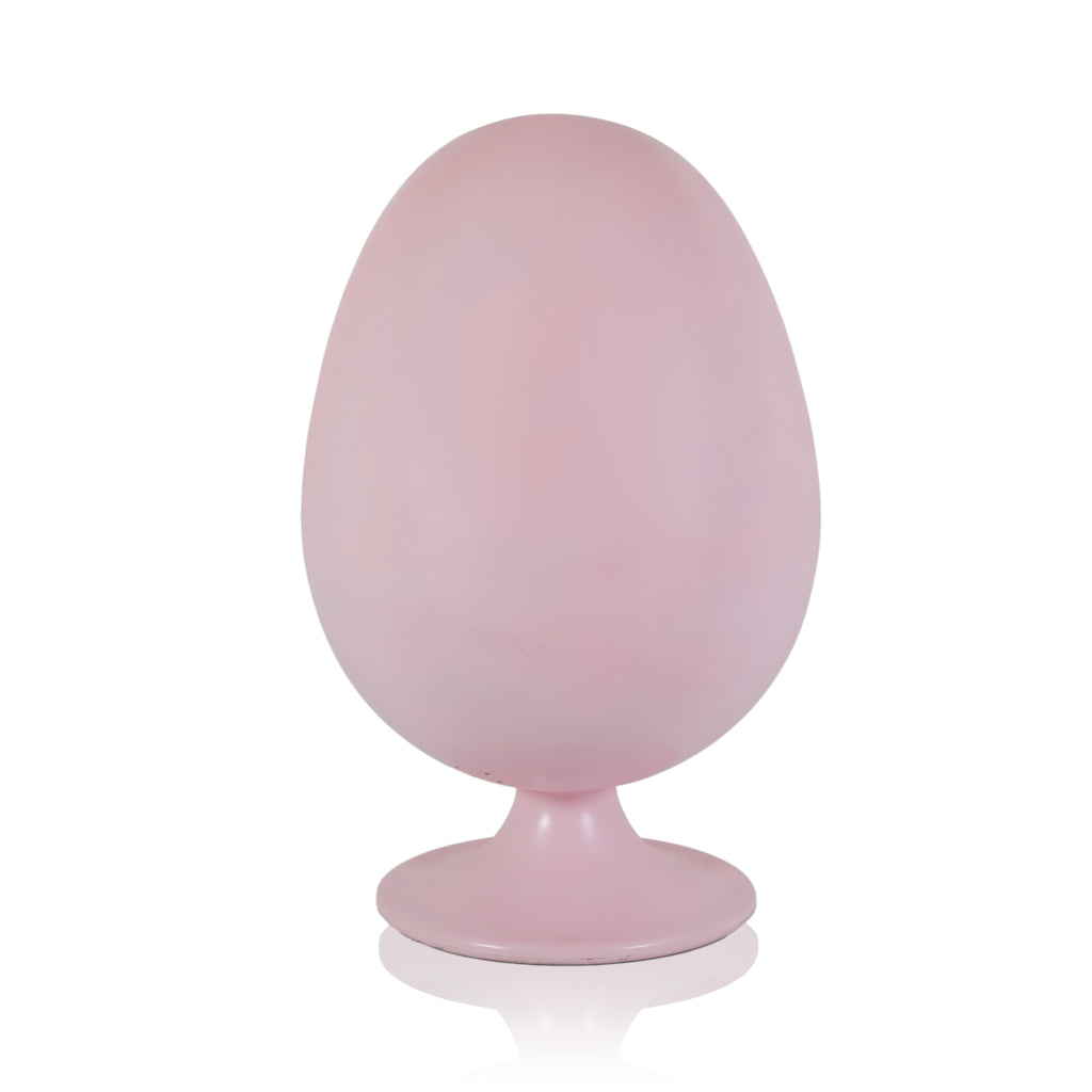 Pink Faux Fur Egg Chair