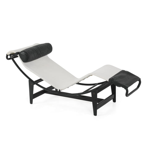 Black & White LC4 Chaise Lounge