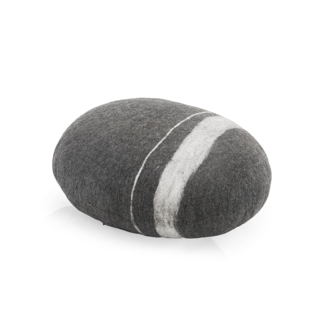 Charcoal Pebble Heavy Pillow