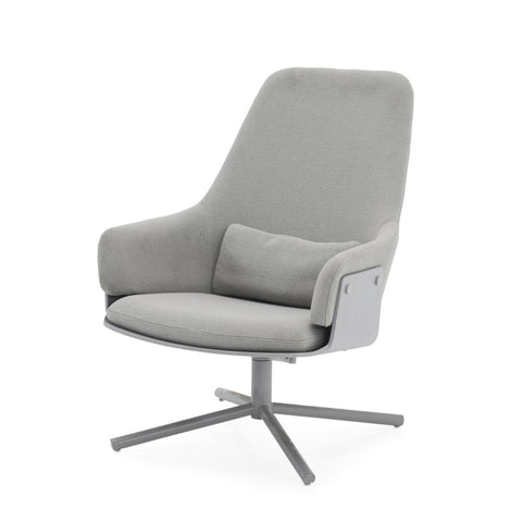 Grey Modern Swivel Armchair