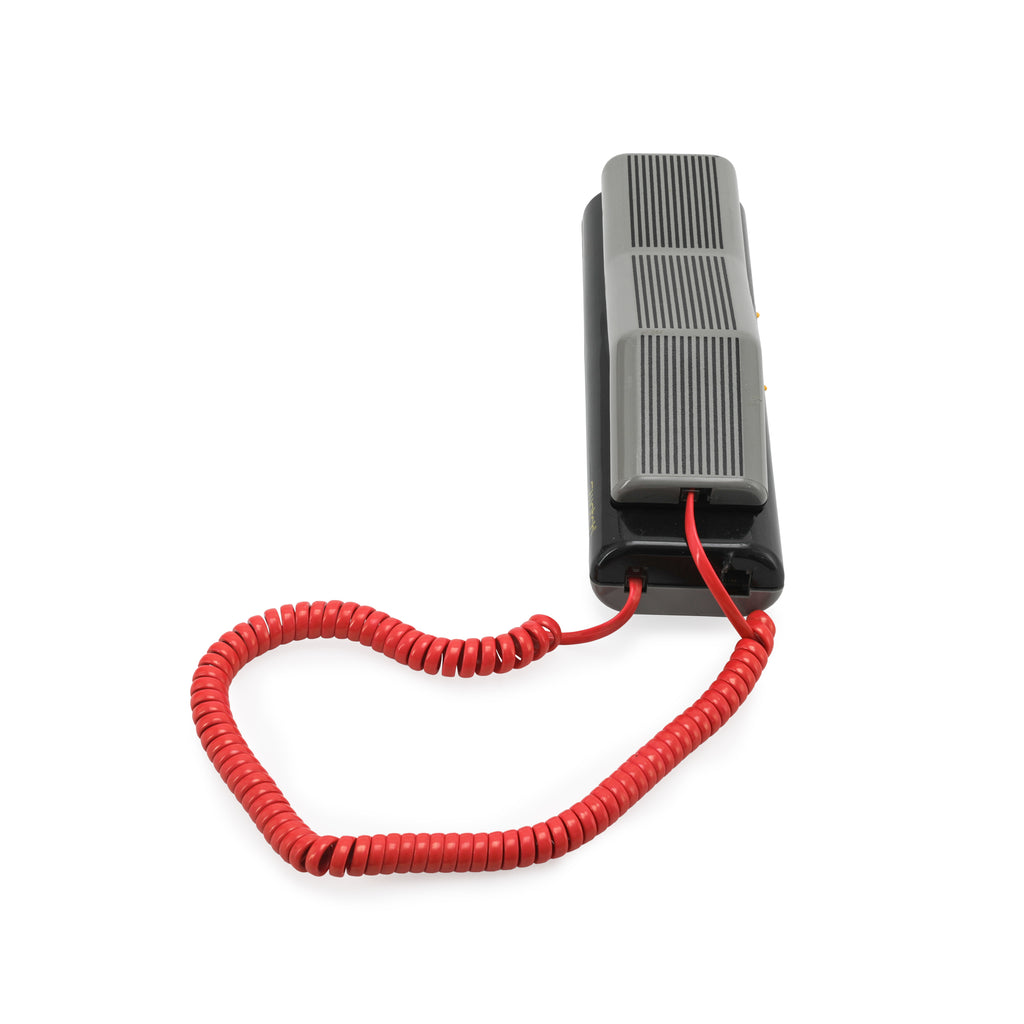 Black & Grey Telephone w/ Red Cord