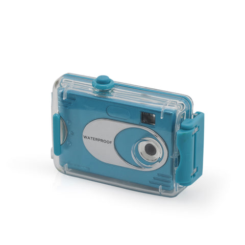 Light Blue Waterproof Camera