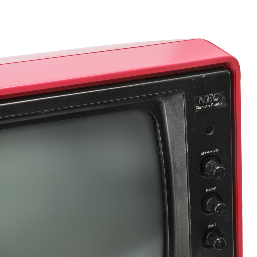 Hot Pink NEC Character Small Display Television