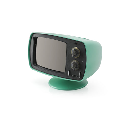 Mint Green Vintage TV on Tulip Base