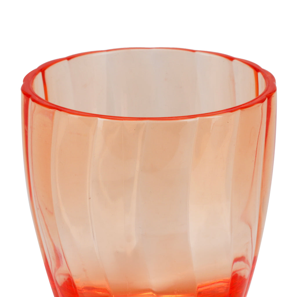 Orange Short Plastic Cup