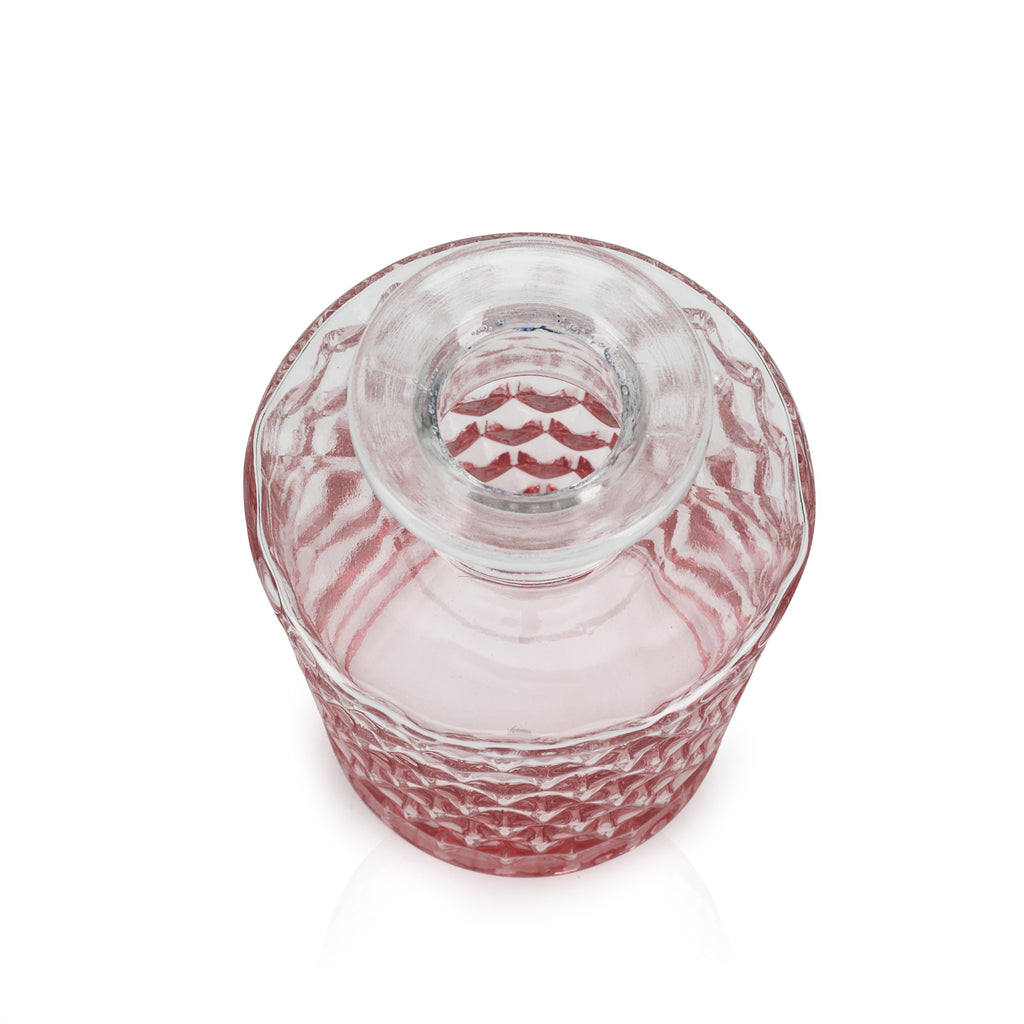 Short Pink Ombre Decanter / Vase #1