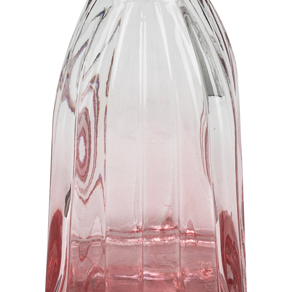 Short Pink Ombre Decanter / Vase #2