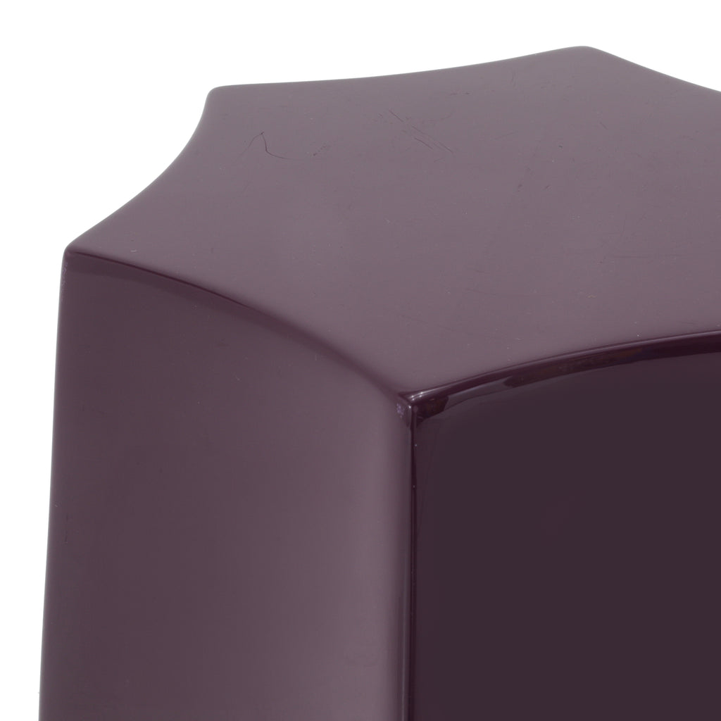 Purple Star Side Table / Pedestal