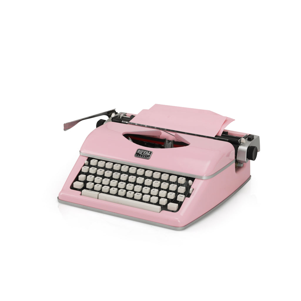 Pink Royal Typewriter