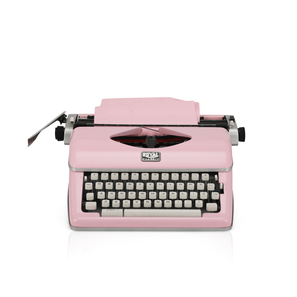 Pink Royal Typewriter