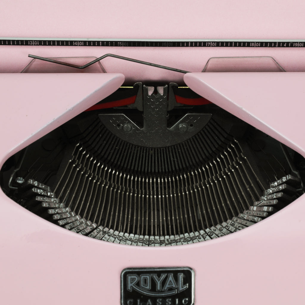 Pink Royal Typewriter