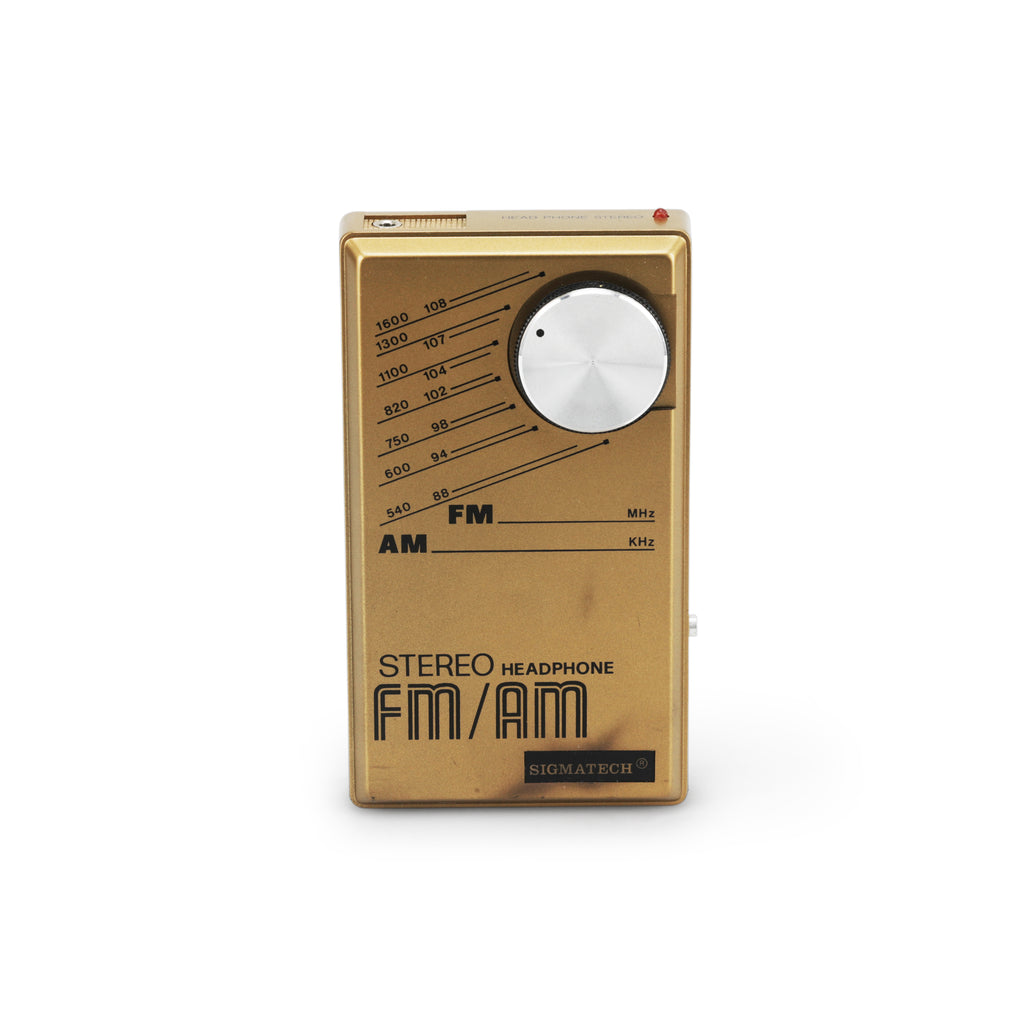 Gold Stereo Pocket Radio