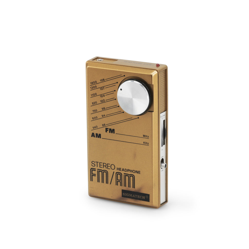Gold Stereo Pocket Radio