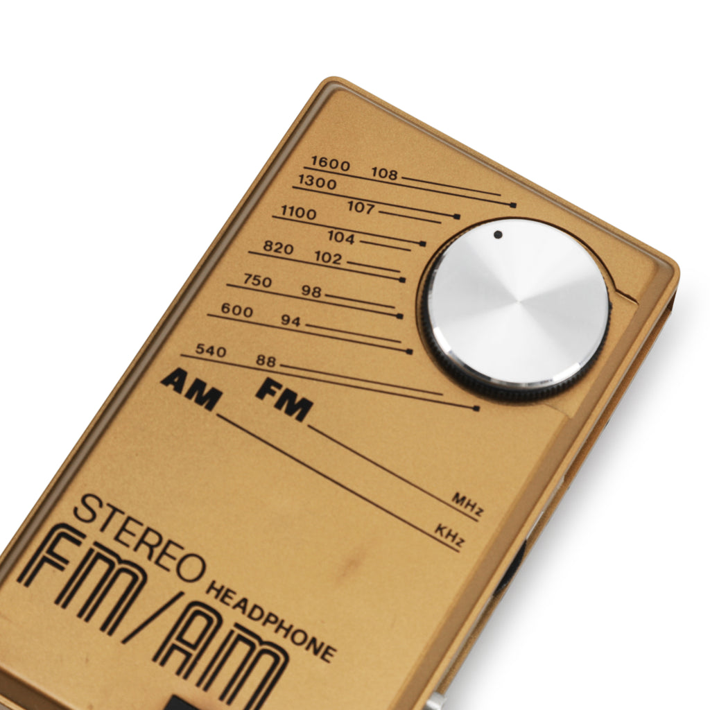 Gold Stereo Pocket Radio