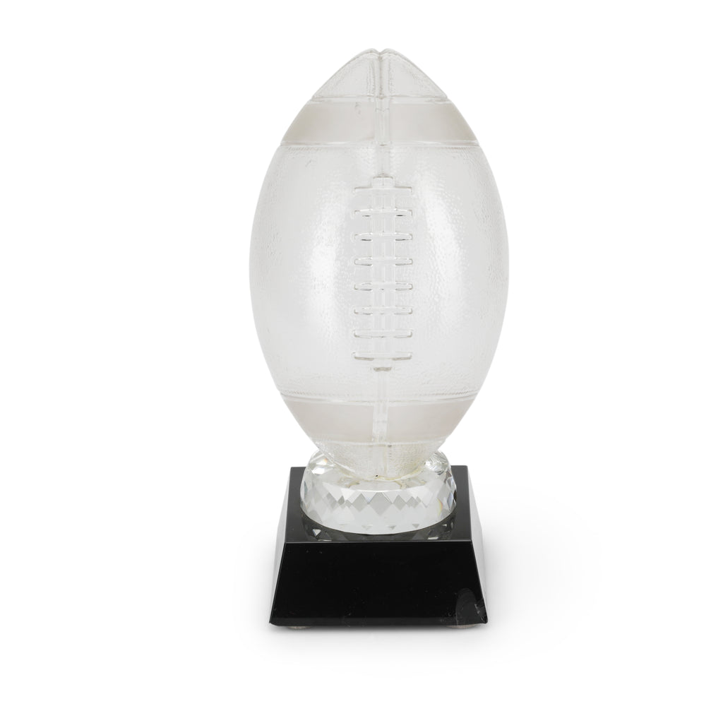 Acrylic Football on Black Base