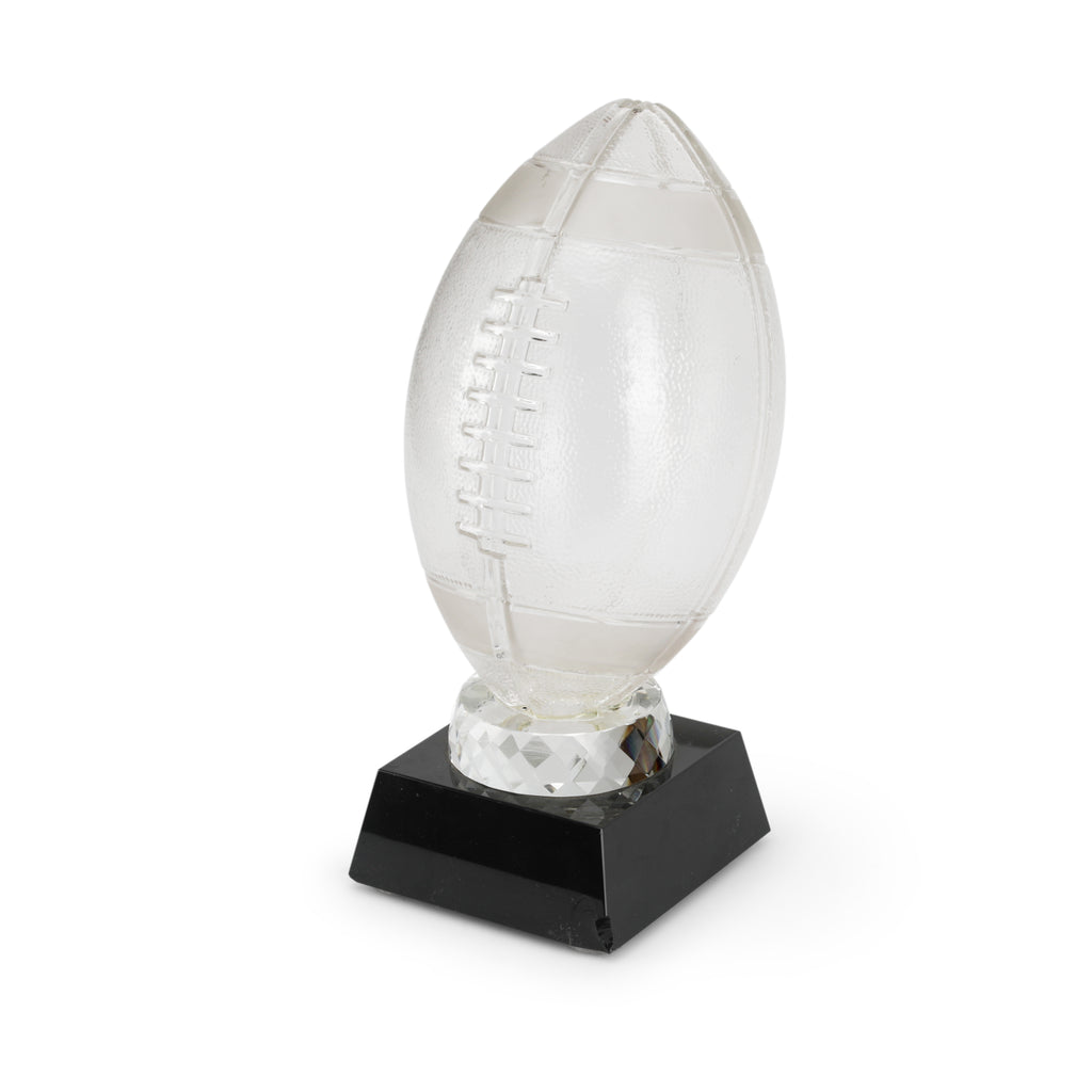 Acrylic Football on Black Base