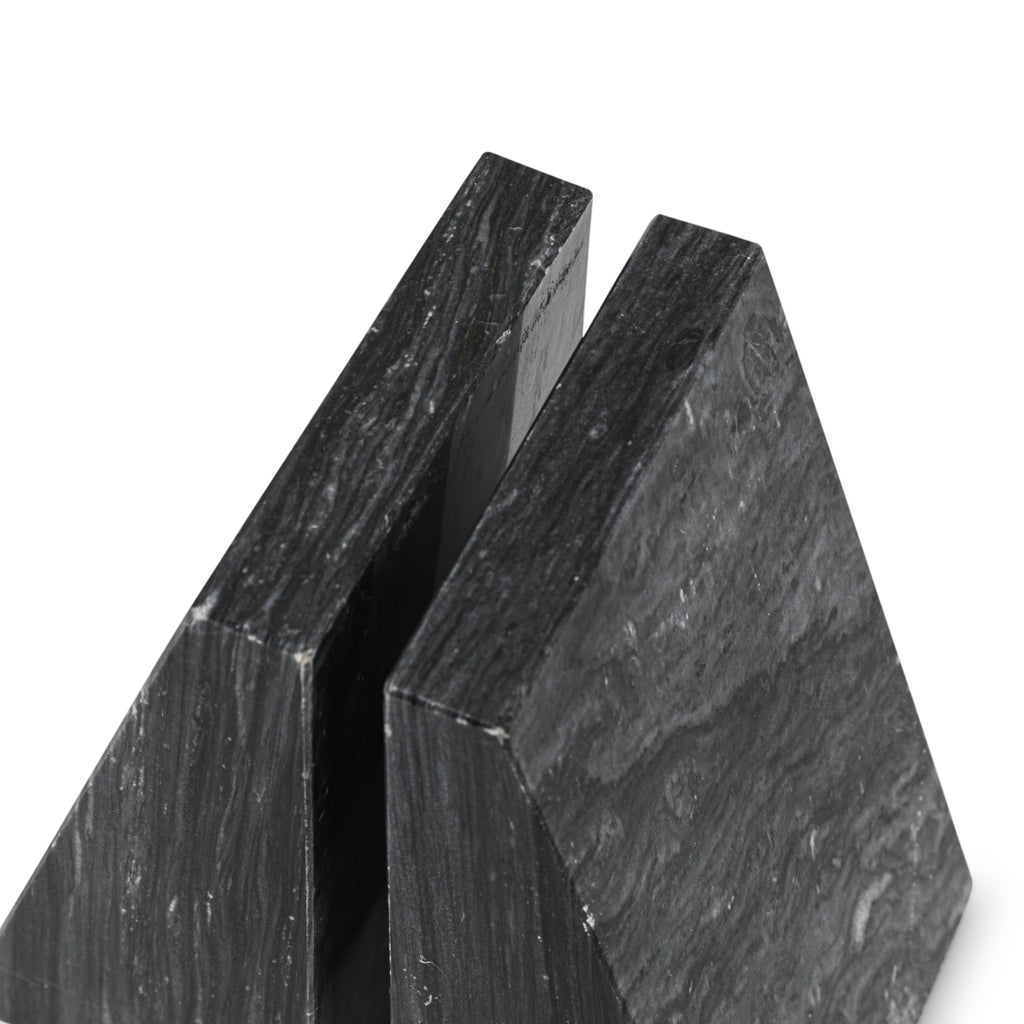 Black Marble Bookends (A+D)