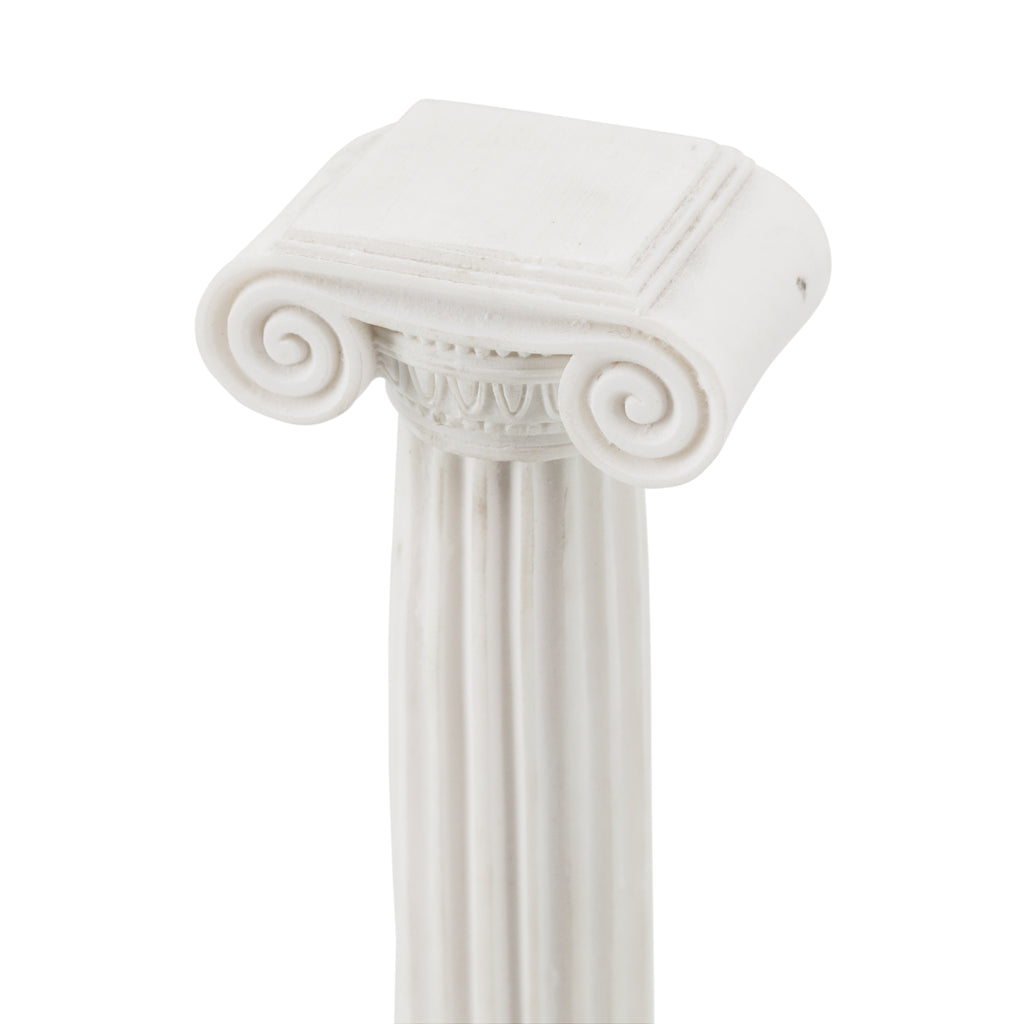 White Table Top Mini Columns Pair (A+D)