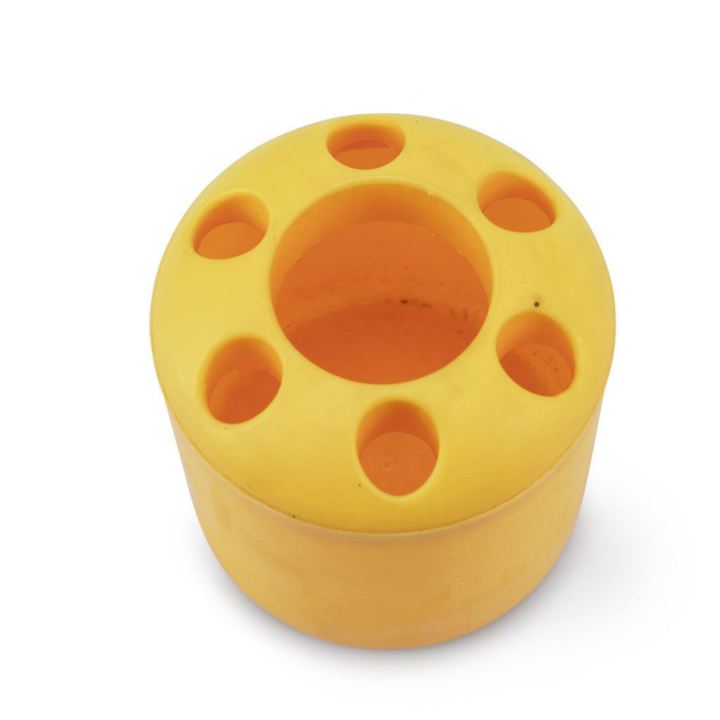Yellow Pen Holder Cylinder