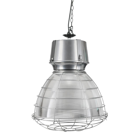 Industrial Hanging Caged Light Fixture