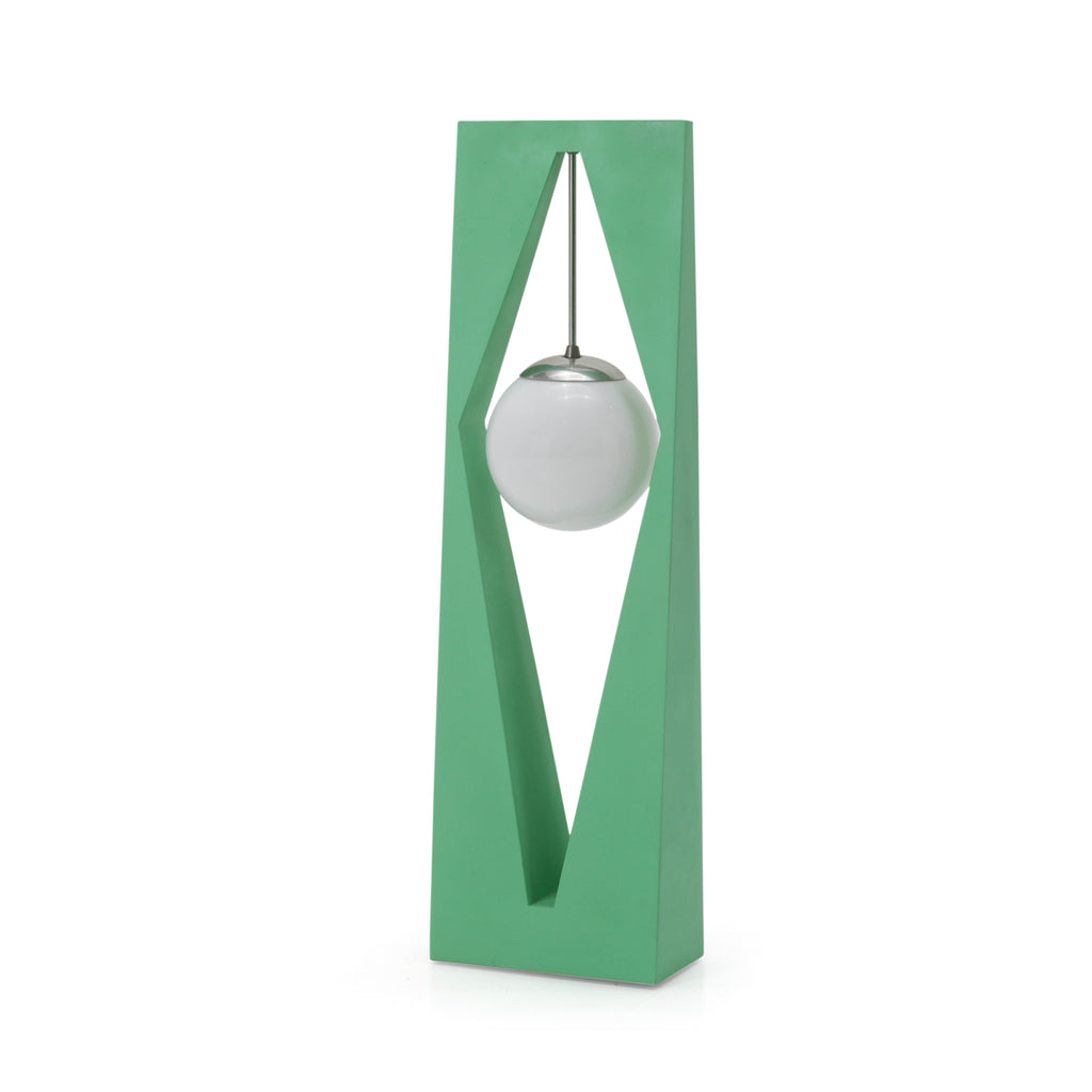 Green Rectangular Modeline Lamp