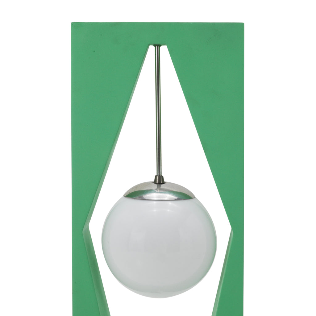 Green Rectangular Modeline Lamp