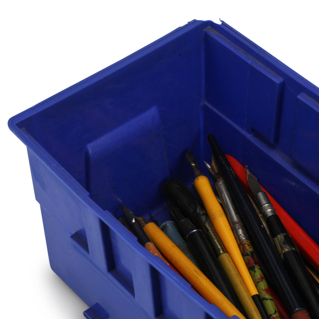 Blue Acrylic Storage Box