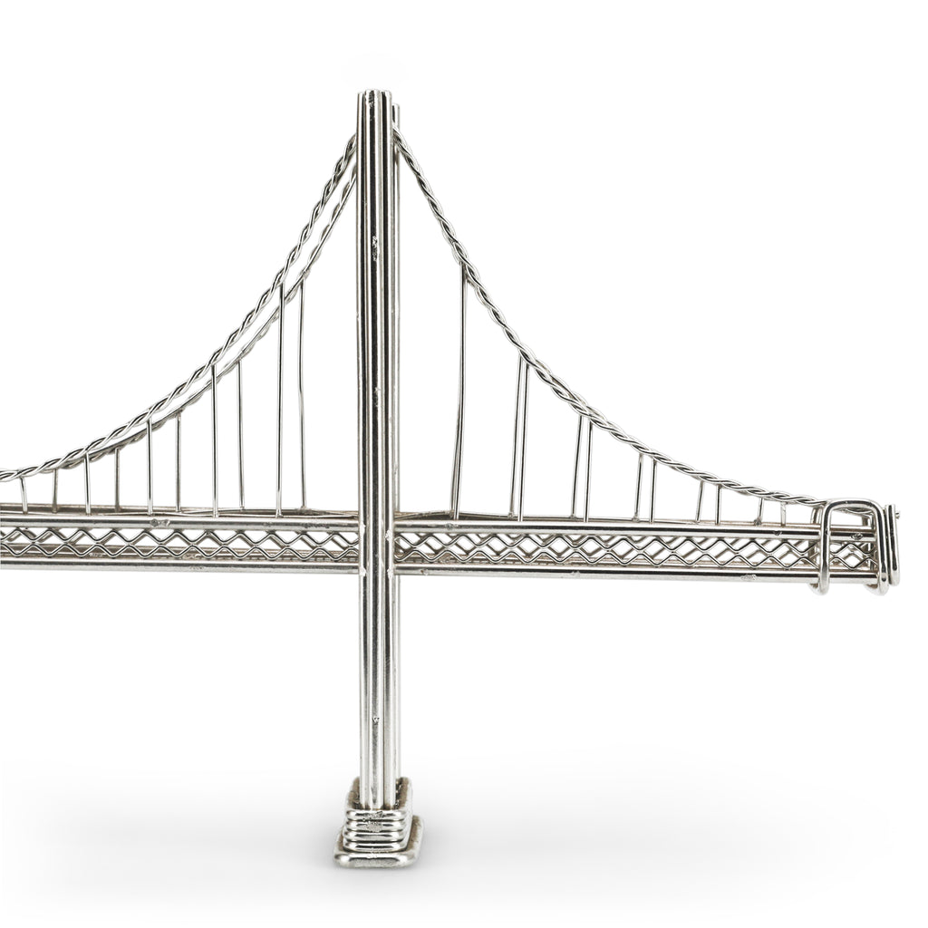 Silver Miniature Suspension Bridge