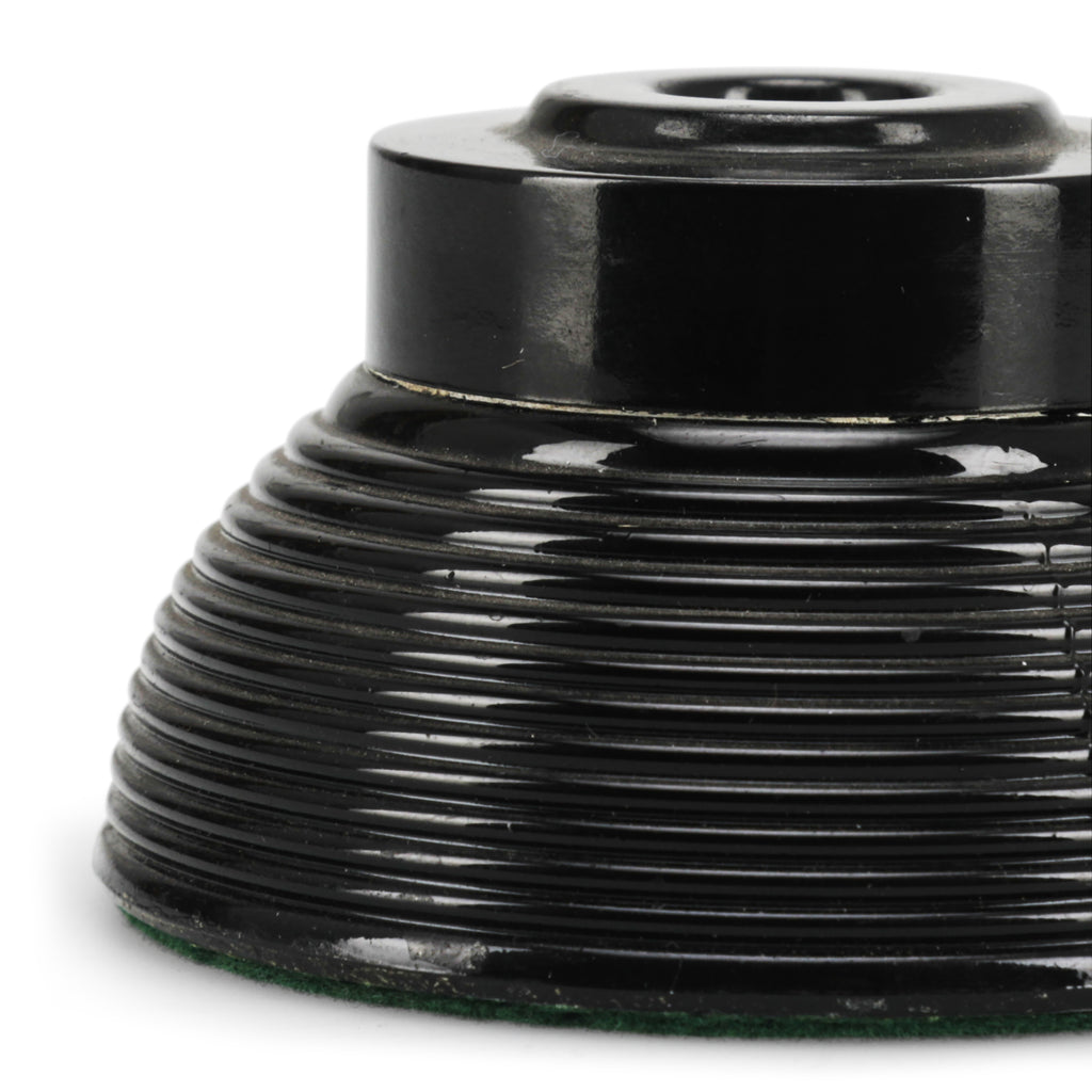 Black Round Ribbed Pen Holder