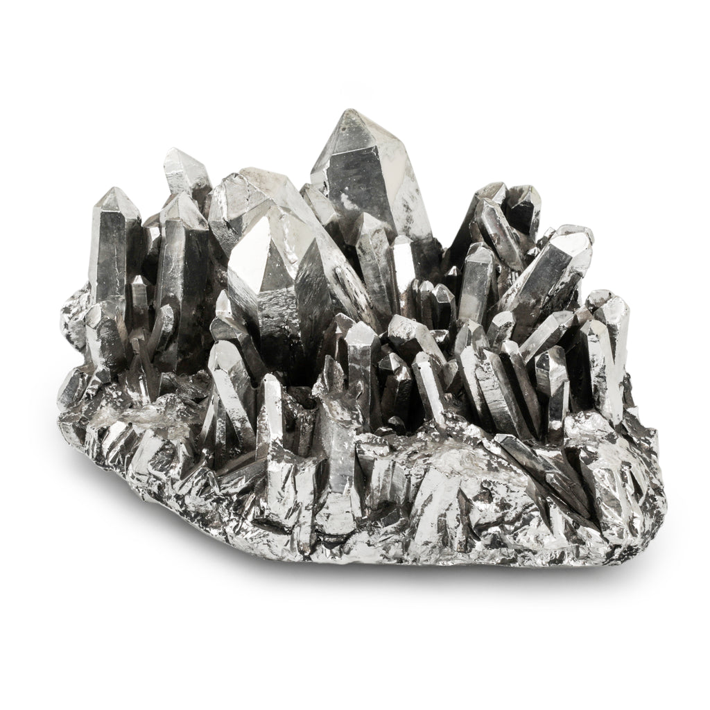 Large Silver Quartz Cluster