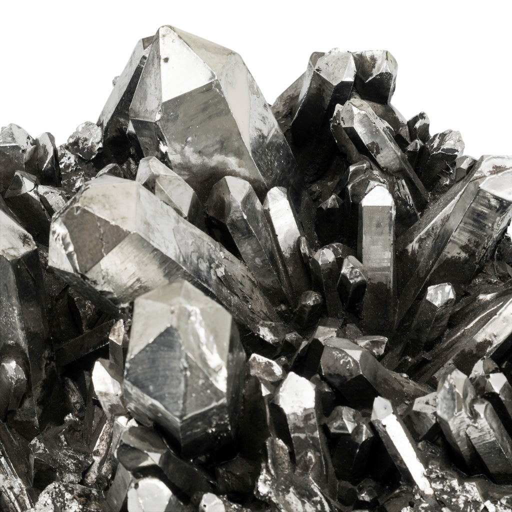 Large Silver Quartz Cluster