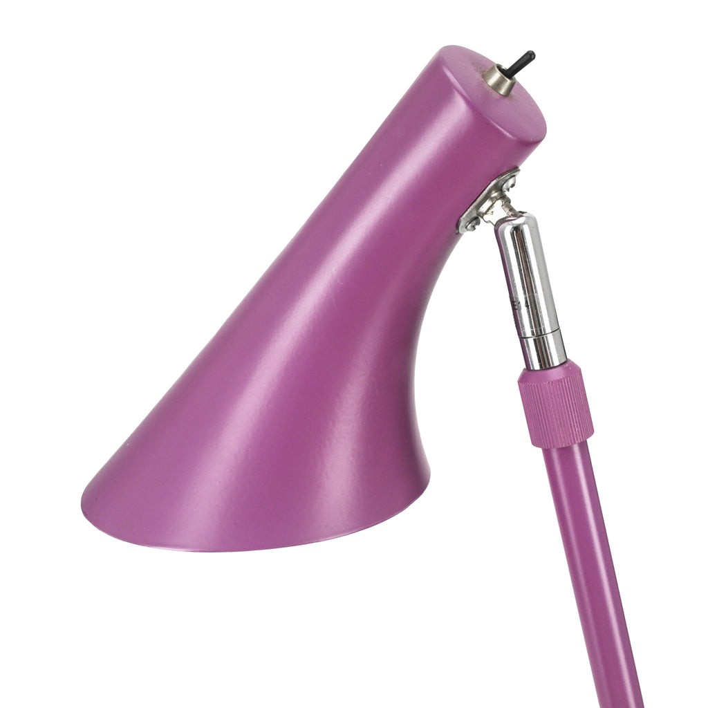 Purple Modern Floor / Desk Lamp