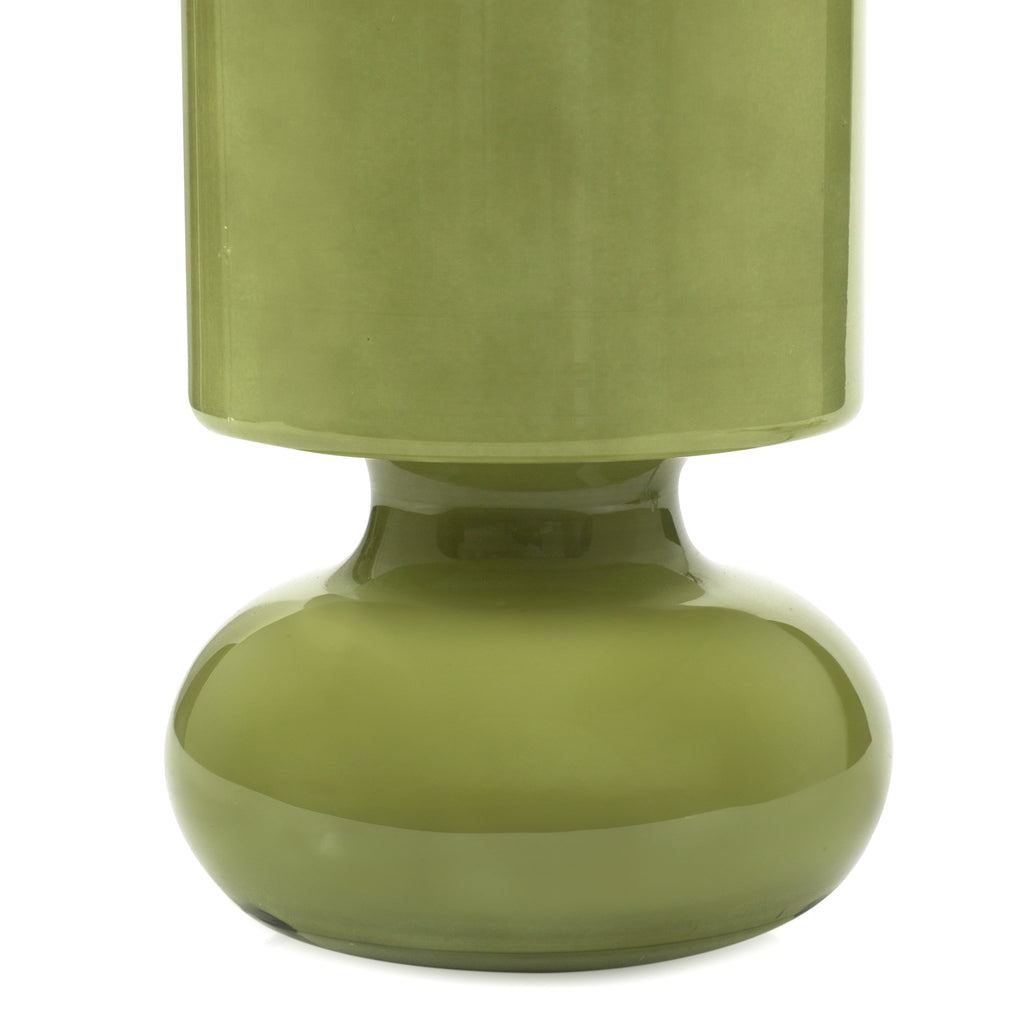 Green Modern Glass Table Lamp